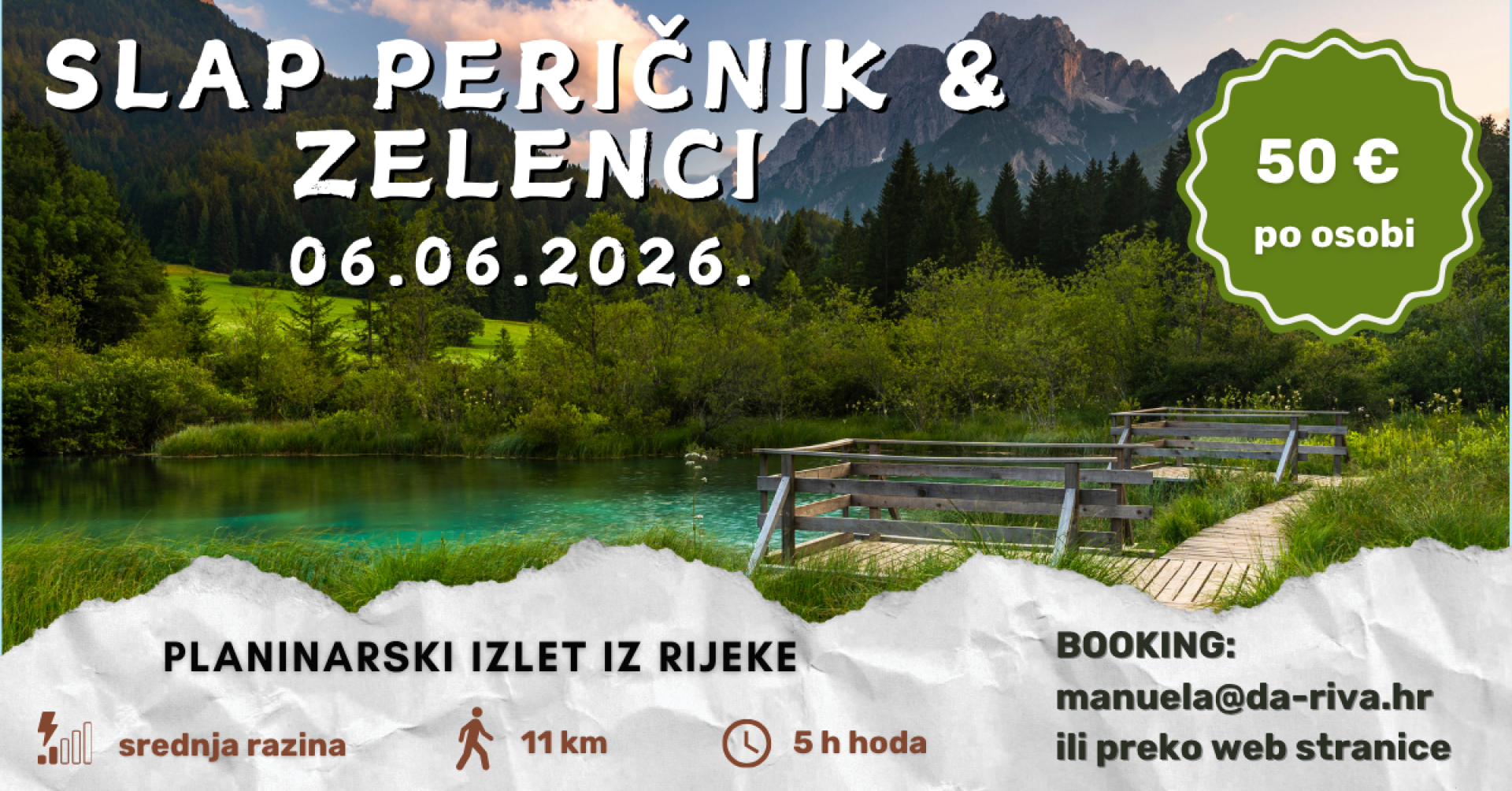 SLAP PERIČNIK & ZELENCI 6.6.2026. (subota)
