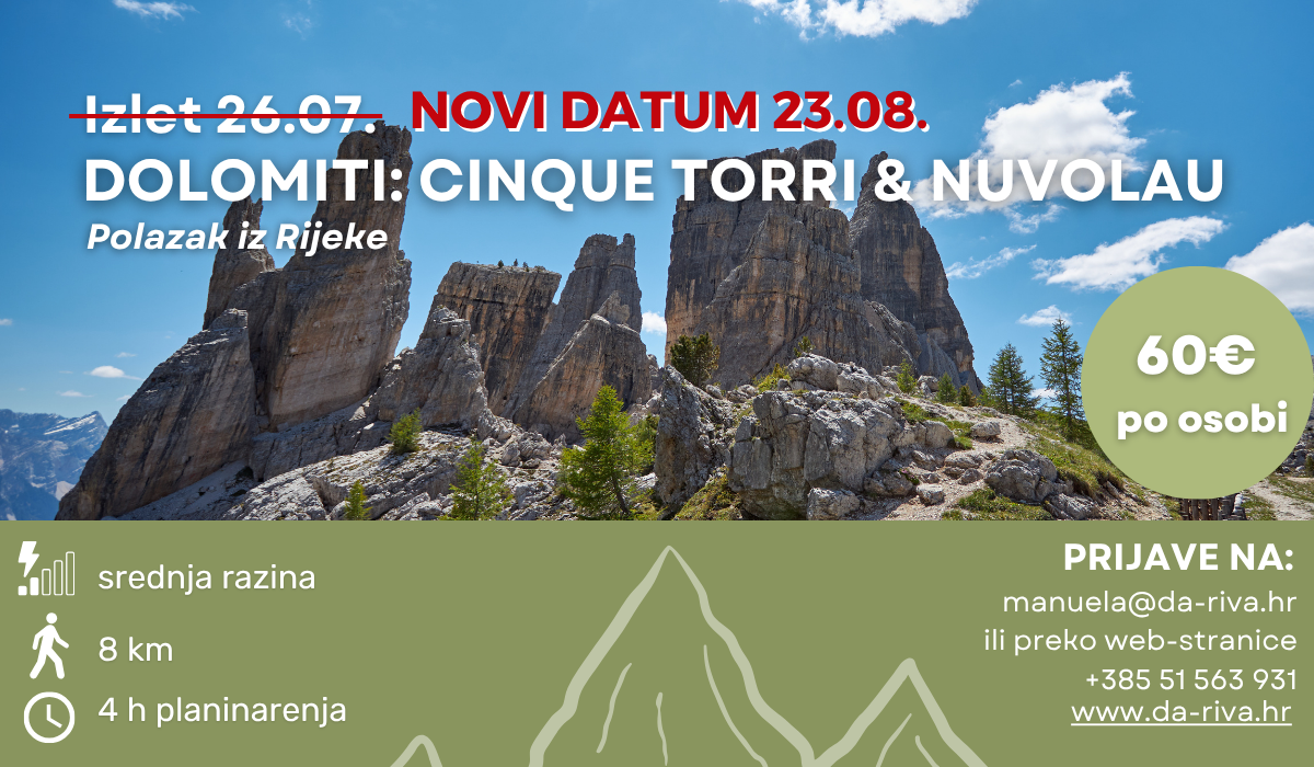 DOLOMITI – Cinque Torri - Nuvolau, 23.08.2025 