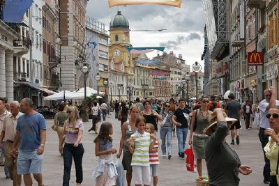 Rijeka promenade Korzo